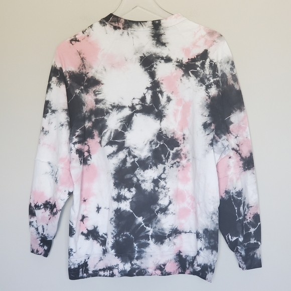 DTLA Brand Jeans Tie Dye Cotton Crew Neck Sweatshirt Cosmic Size XS - Picture 8 of 9